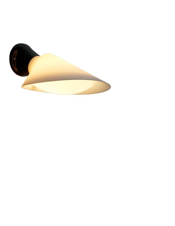 DCWéditions Plume Væglampe – Sort / Polycarbonat