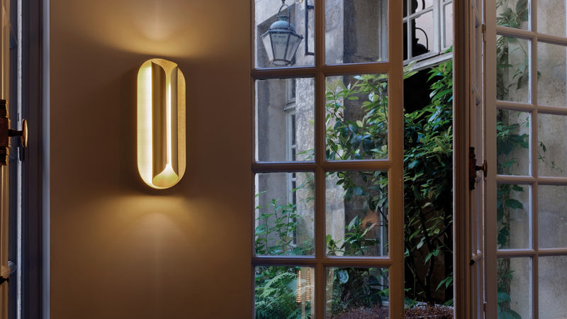 DCWéditions Rosalie Væglampe L40 – Guld