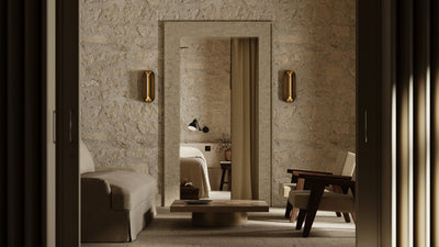 DCWéditions Rosalie Væglampe L40 – Guld