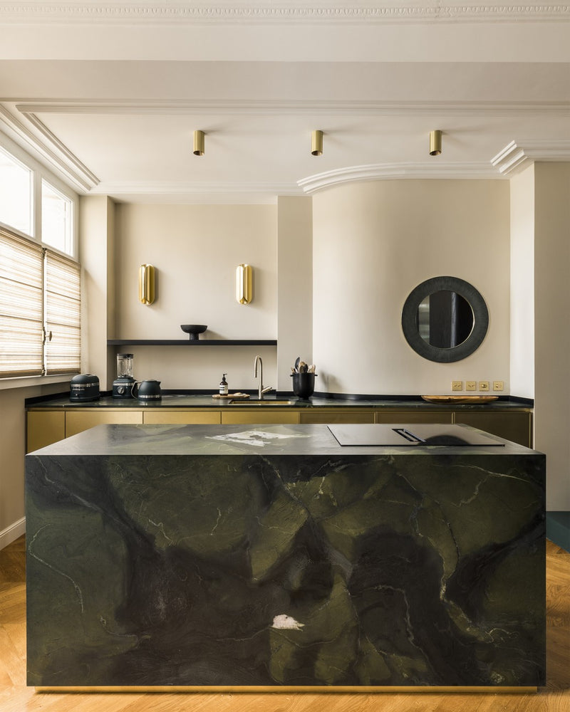 DCWéditions Rosalie Væglampe L40 – Guld