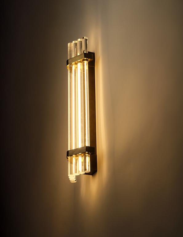 DCWéditions Seagull 7 Væglampe L600 – Bronze