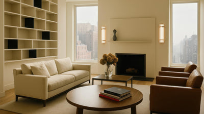 DCWéditions Seagull 7 Væglampe L600 – Bronze