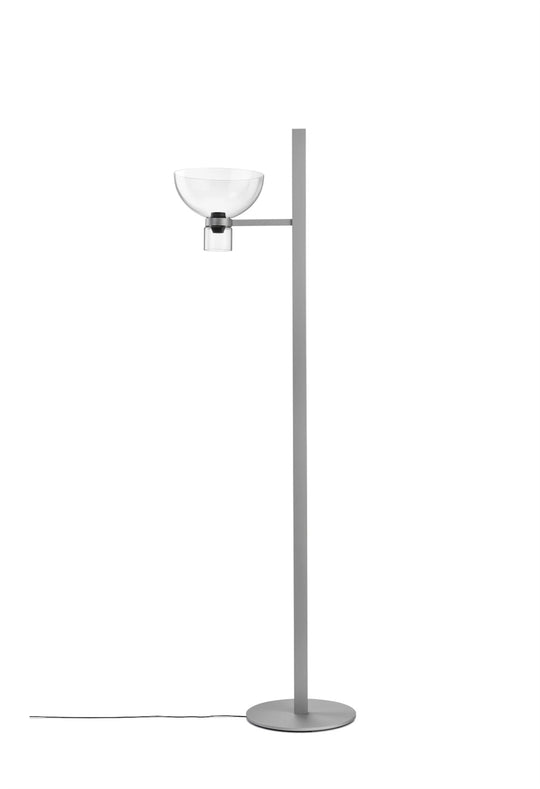 Nocturne Gulvlampe 1 - Bowl – Sølv – 2700 K - Flos
