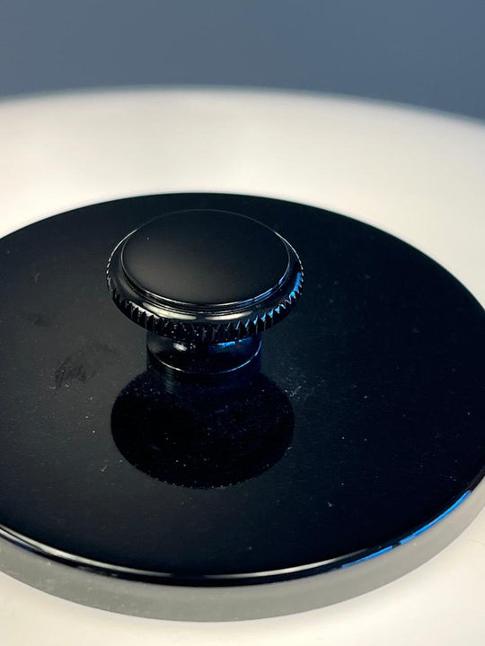 TOPMØTRIK SORTFORKROMET PH 3-2 GLASS TABLE