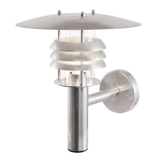 MIKE Væglampe Galvaniseret – David Superlight