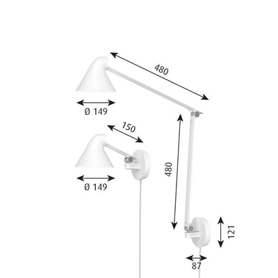 NJP Wall Box Hvid - LOUIS POULSEN