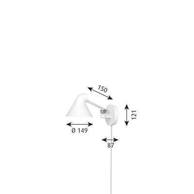 NJP Wall Box Hvid - LOUIS POULSEN