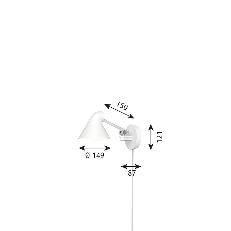 NJP Wall Box Hvid - LOUIS POULSEN