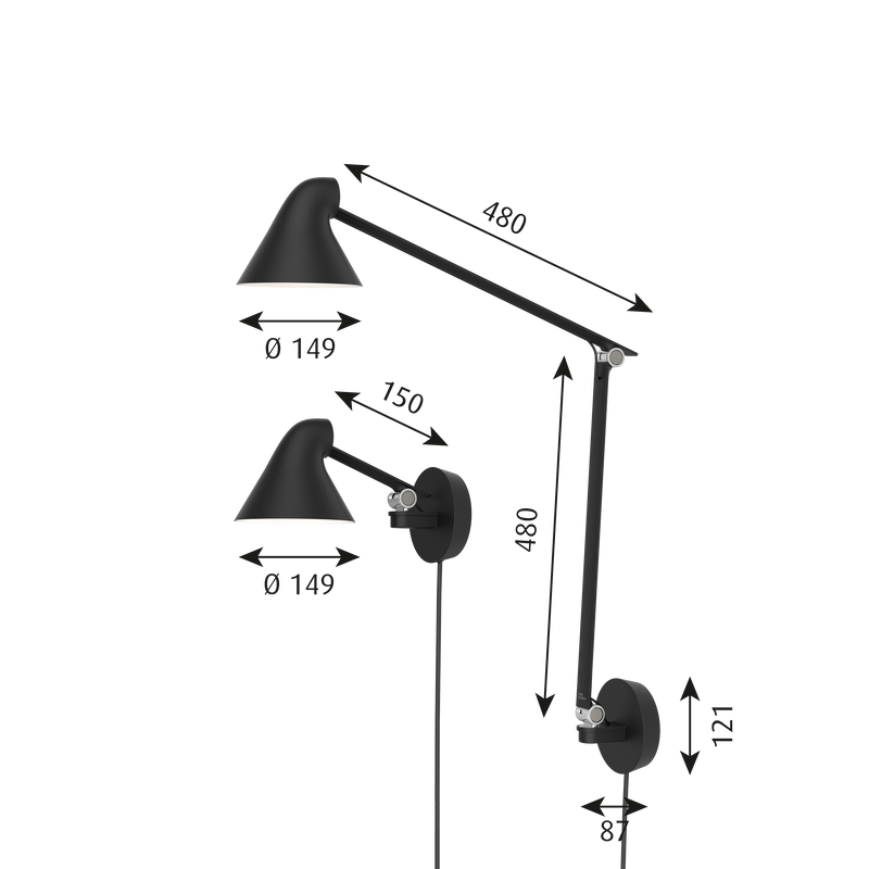 NJP Wall Box Sort - LOUIS POULSEN