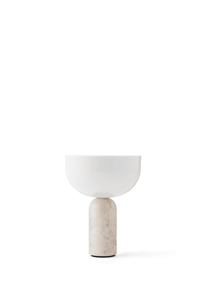 KIZU BORDLAMPE PORTALBE Kunis Breccia Marble w. White Acrylic 21715 - New Works