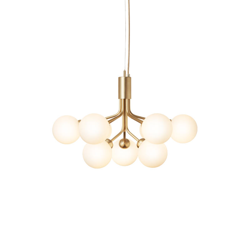Nuura Apiales 9 Pendel – Messing/Opal | Lampeagenten