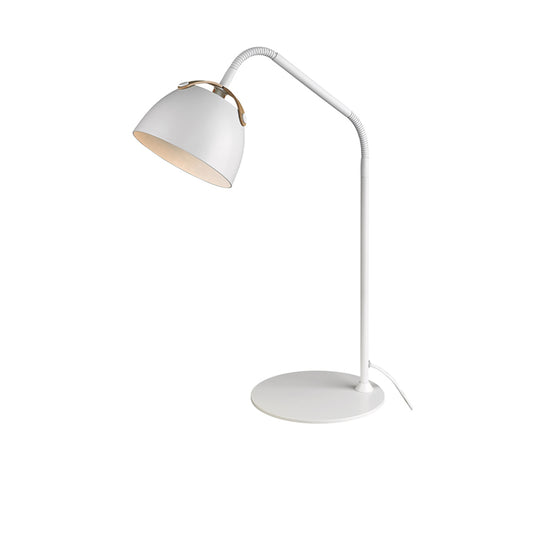 OSLO BORDLAMPE HVID M./EGETRÆ