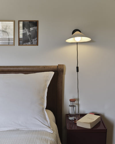 DCWéditions Plume CA Væglampe – Sort / Polycarbonat