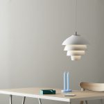 Belid Valencia pendel Ø32 mat hvid | Skandinavisk loftlampe | Lampeagenten