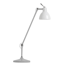 Luxy T1 Bordlampe Alu/Mat Hvid Skærm - Rotaliana