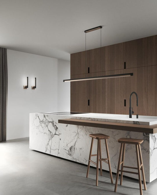 INLAY W1 LINEAR MB/SS - MATT BLACK/SATIN SILVER