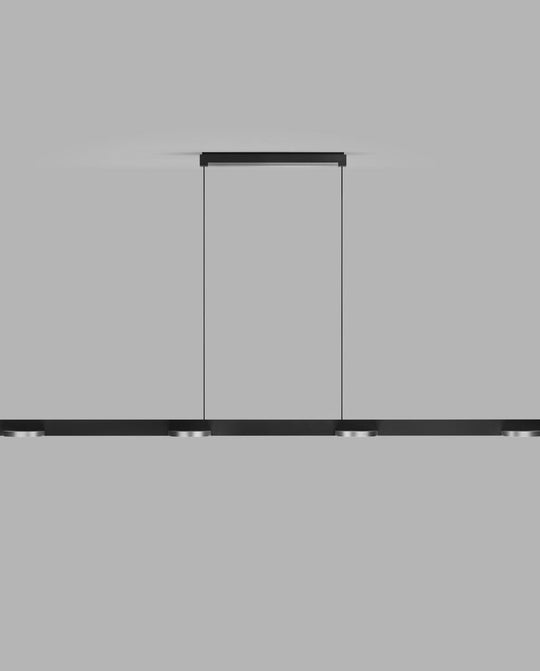 INLAY S1800 LINEAR DISC - MATT BLACK/SATIN SILVER