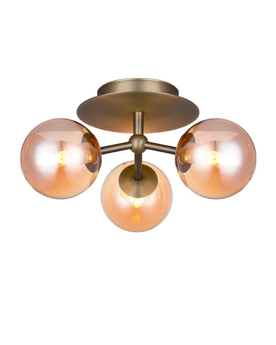 ATOM TRIO LOFTLAMPE  MESSING