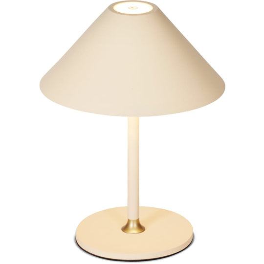 HYGGE BATTERI BORDLAMPE CREME