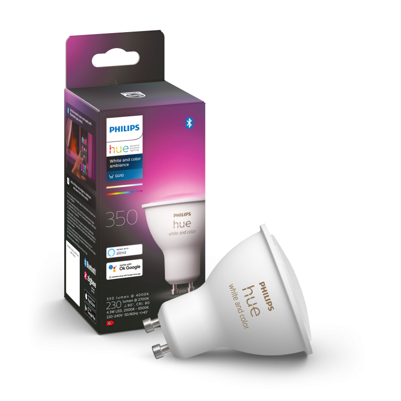 PHILIPS HUE COLOR GU10 929001953111