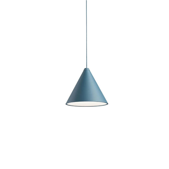 String Light Cone Head Pendel – Blå – App, 12 m, 2700 K - Flos