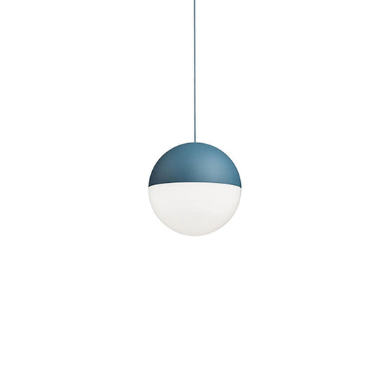 String Light Sphere Head Pendel – Blå – App, 12 m, 2700 K - Flos