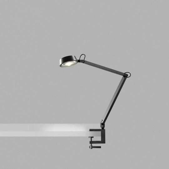 Dark T1 Bordlampe m/ klemme Carbon Sort - Light-Point