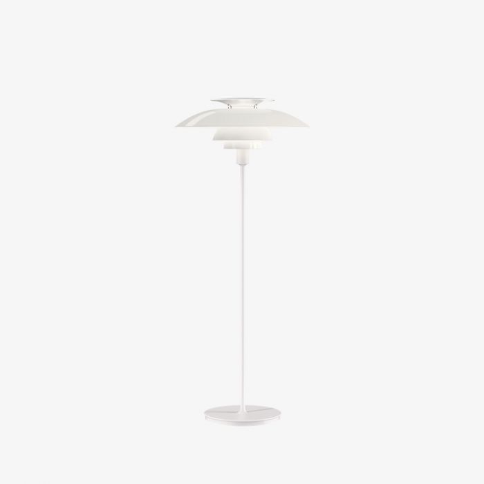 PH 80 - Gulvlampe Opal - Hvid 5744611404