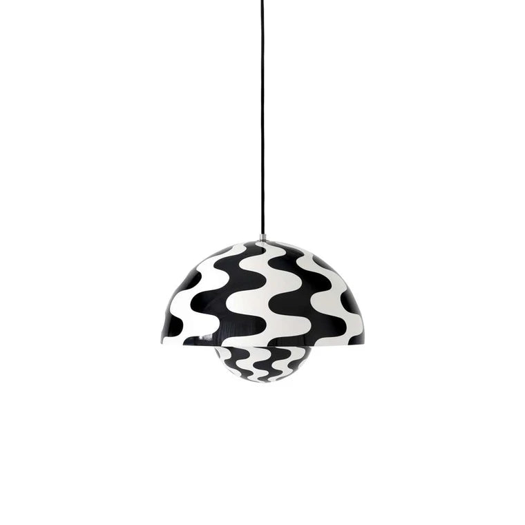 FLOWERPOT VP7 - PENDEL - SORT/HVID