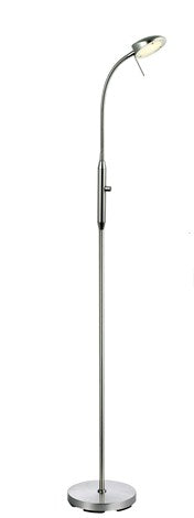 VEGAS GULVLAMPE 1 ARM B. STÅL