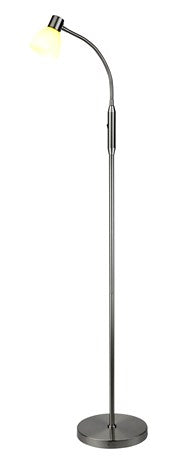 HUDSON GULVLAMPE LED 1 ARM OPAL