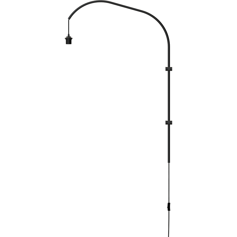 Willow Single Vægstativ Sort H123 - Væglampe