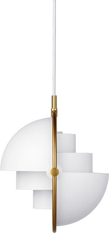 MULTI-LITE PENDEL SMALL MESSING/HVID