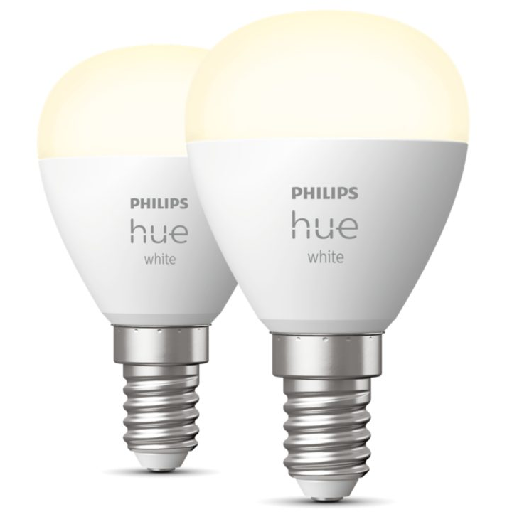 Philips Hue White Krone E14 2pak - Lyskilde