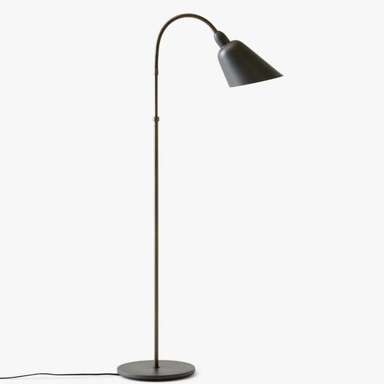 Bellevue Gulvlampe Aj7 Grå/bronzeret Messing