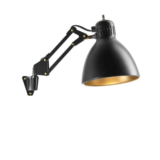 Archi W1 Væglampe Sort/guld