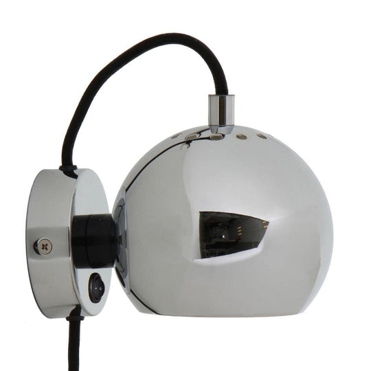 Ball Væglampe - Krom