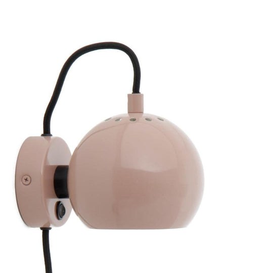 Ball Væglampe - Blank Nude