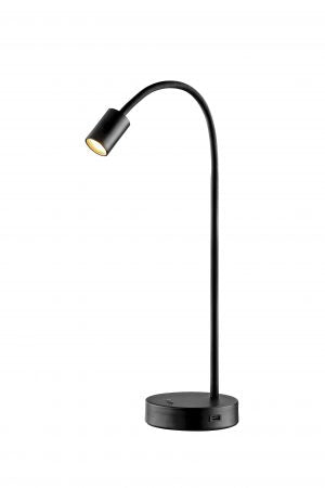 BIANCA BORDLAMPE MAT SORT