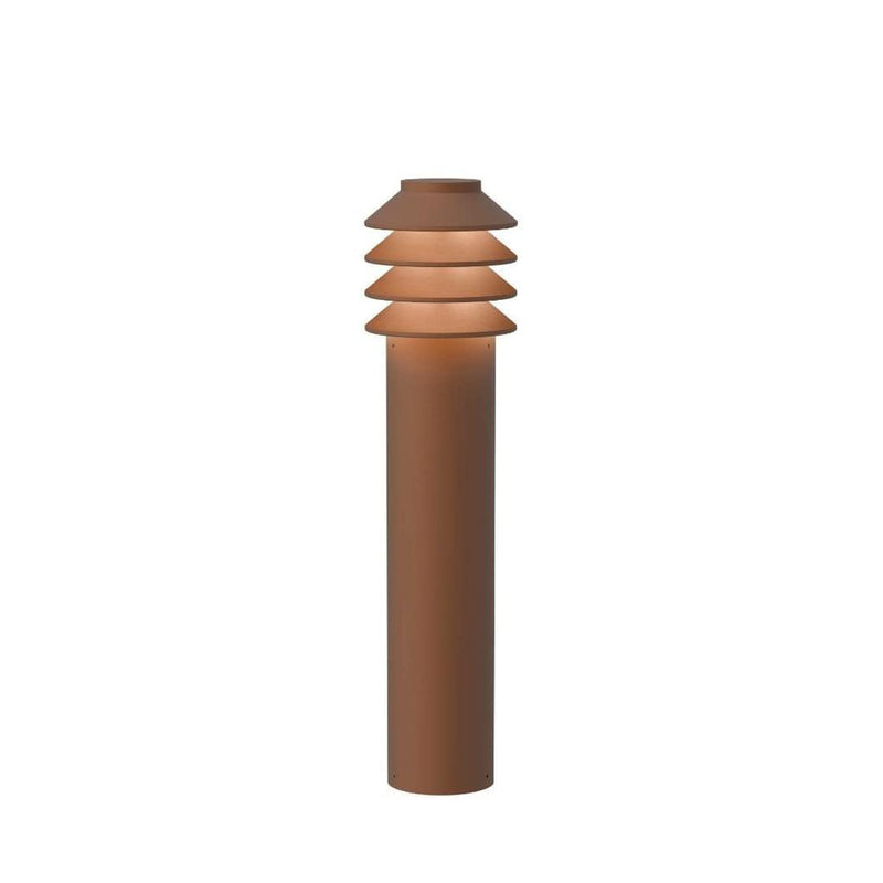 Bysted Garden Lang Corten m/ fodplade u/ adaptor- Louis Poulsen