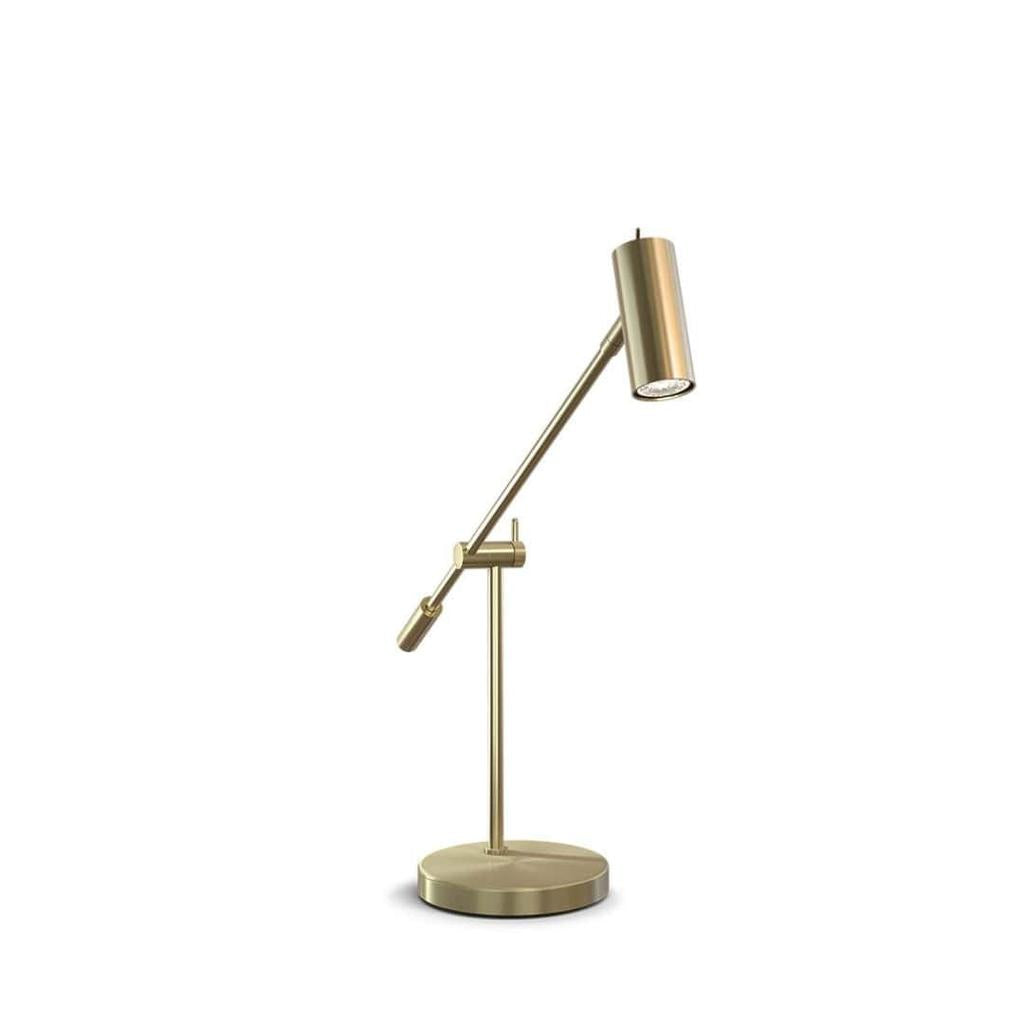 Cato - Bordlampe - Poleret Messing - Belid