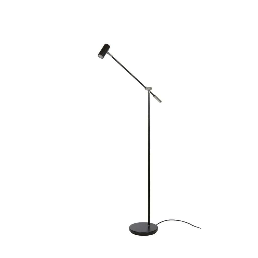 Cato - Gulvlampe Dæmpbar - Mat Sort - Belid