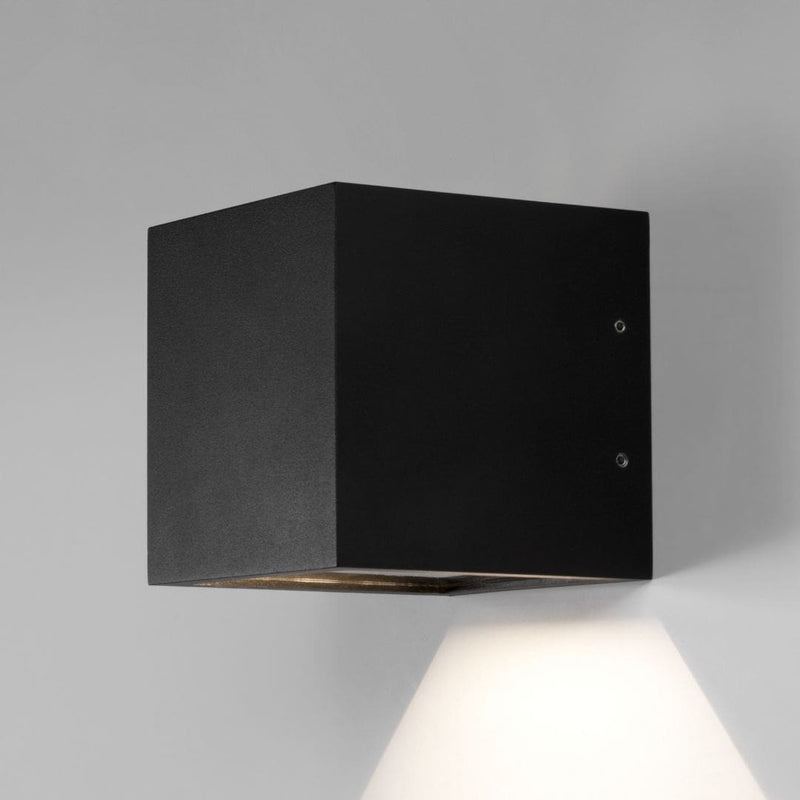 Cube XL Down D15 LED Sort - Udendørslampe