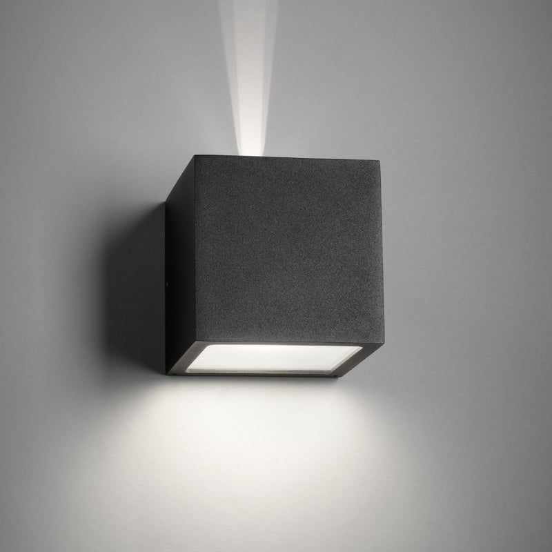 Cube XL D15 E27 Sort - Udendørslampe