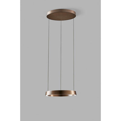 Edge Round Pendel Ø50 Rosa Guld LED
