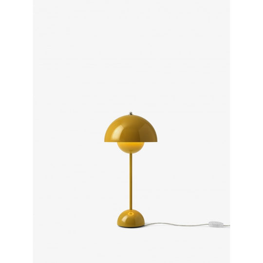 FLOWERPOT BORDLAMPE VP3 MUSTARD