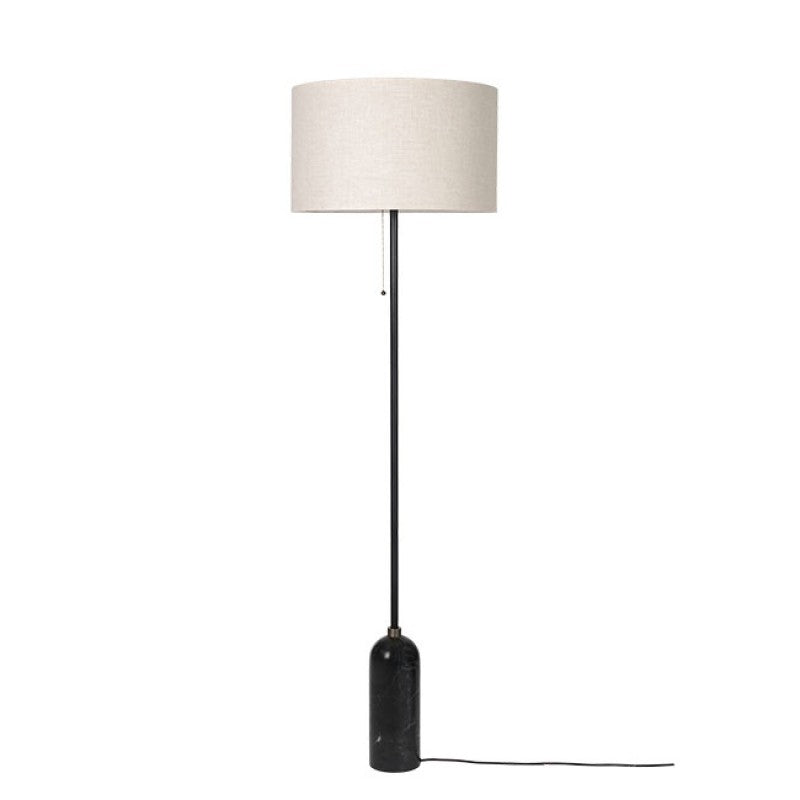 GRAVITY GULVLAMPE SORT MARMOR CANVAS SKÆRM