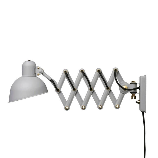 Kaiser Idell 6718-W Væglampe | Mat Grå – Klassisk Bauhaus-design