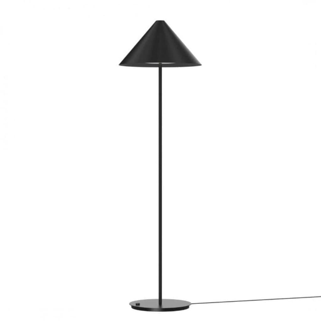 Keglen - Gulvlampe LED - Sort