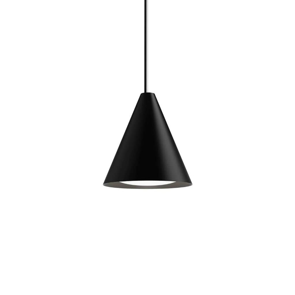 Keglen Ø250 - Pendel LED - Sort